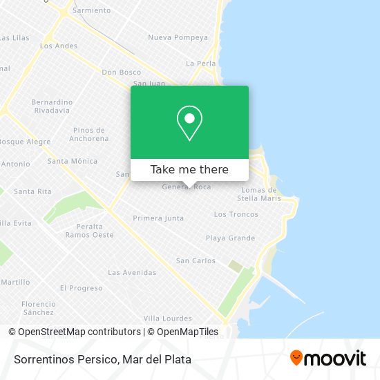 Sorrentinos Persico map