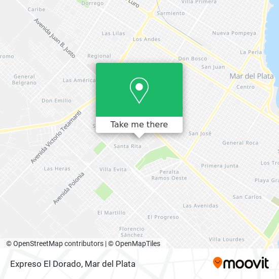 Expreso El Dorado map