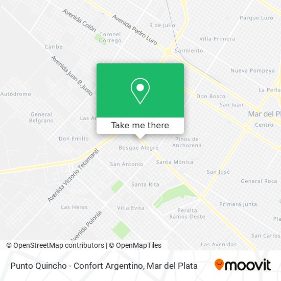 Punto Quincho - Confort Argentino map