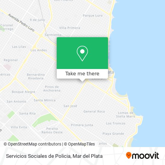 Mapa de Servicios Sociales de Policia