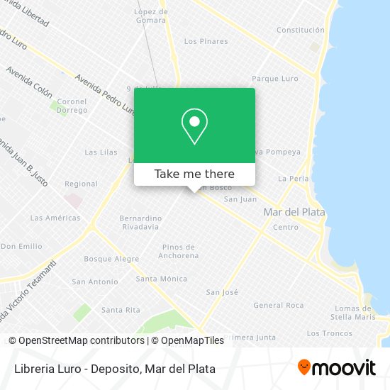 Mapa de Libreria Luro - Deposito