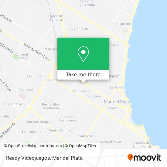 Mapa de Ready Videojuegos