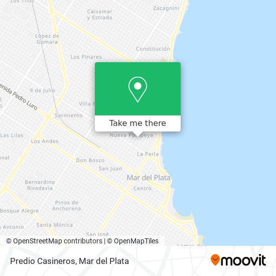 Predio Casineros map