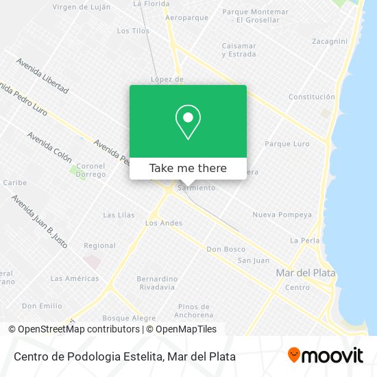 Centro de Podologia Estelita map