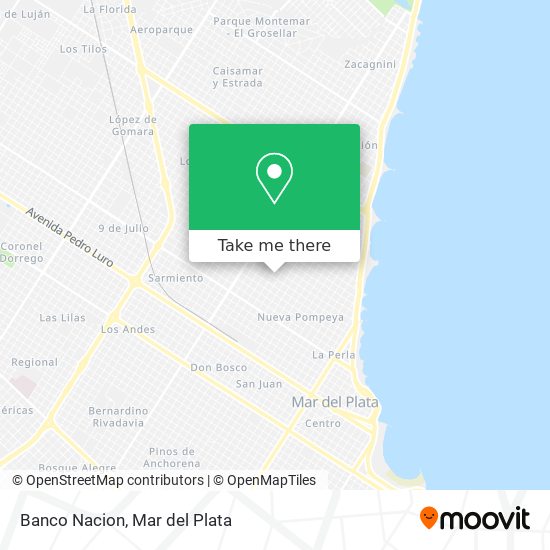 Banco Nacion map