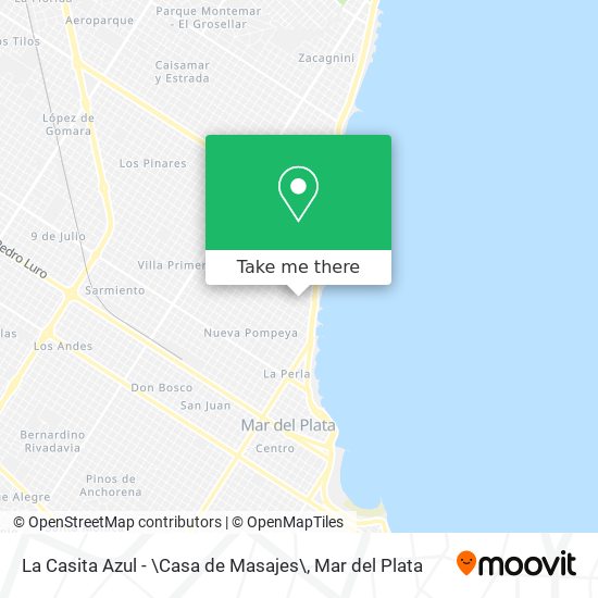 La Casita Azul - \Casa de Masajes\ map
