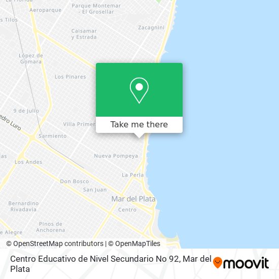 Centro Educativo de Nivel Secundario No 92 map