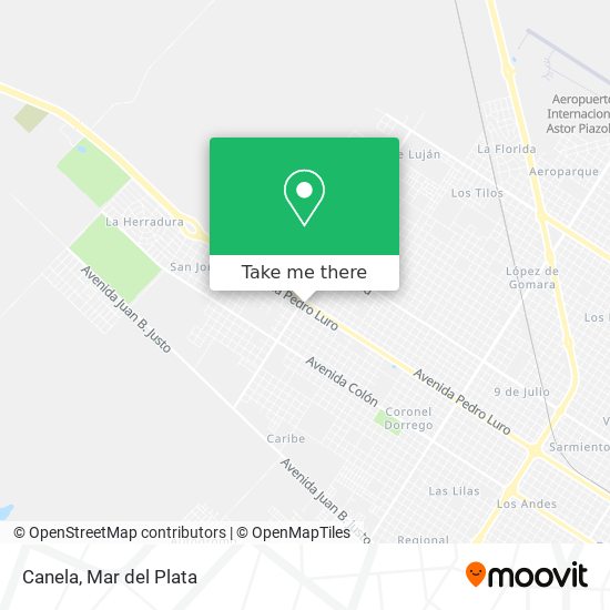 Mapa de Canela