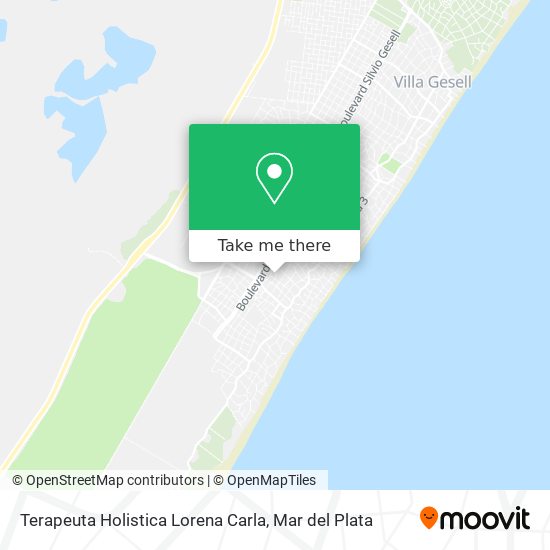 Mapa de Terapeuta Holistica Lorena Carla