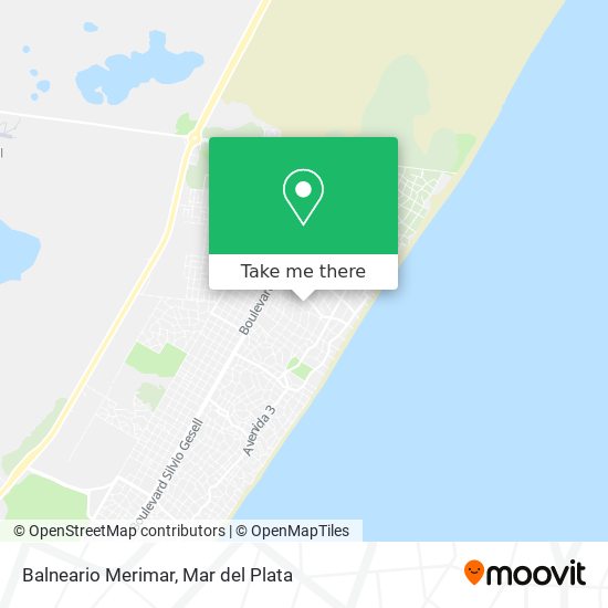 Mapa de Balneario Merimar