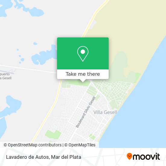 Lavadero de Autos map