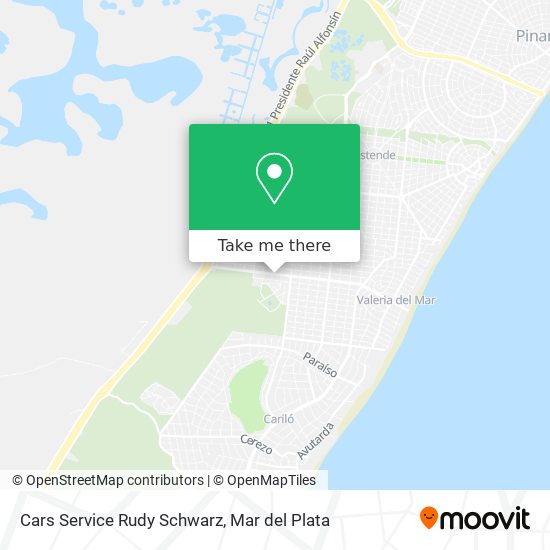 Mapa de Cars Service Rudy Schwarz