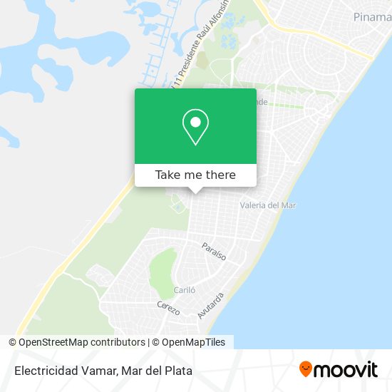 Electricidad Vamar map