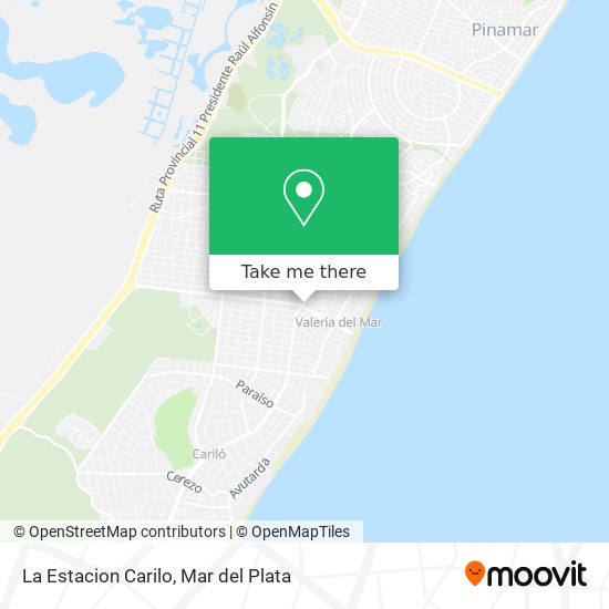 La Estacion Carilo map