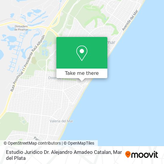 Estudio Juridico Dr. Alejandro Amadeo Catalan map