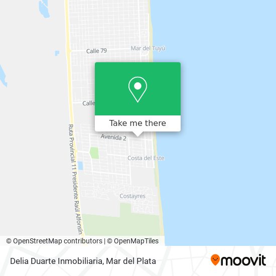 Delia Duarte Inmobiliaria map