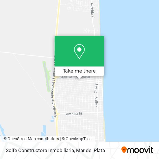 Solfe Constructora Inmobiliaria map