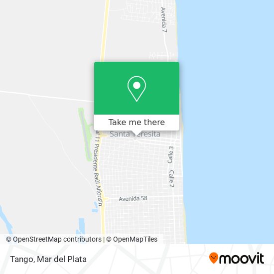 Mapa de Tango