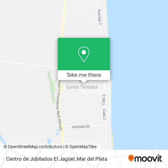 Centro de Jubilados El Jagüel map