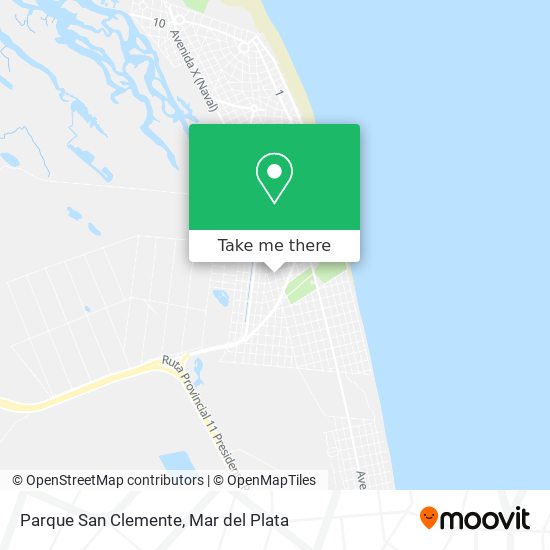Mapa de Parque San Clemente