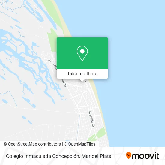 Mapa de Colegio Inmaculada Concepción