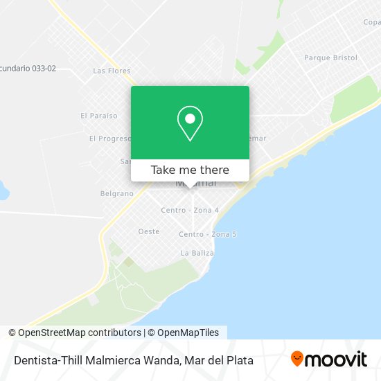 Dentista-Thill Malmierca Wanda map