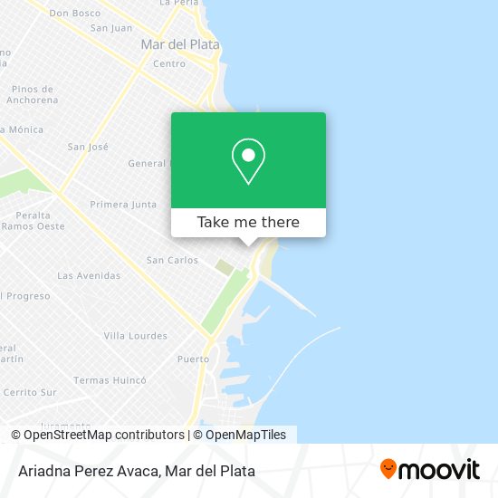 Ariadna Perez Avaca map