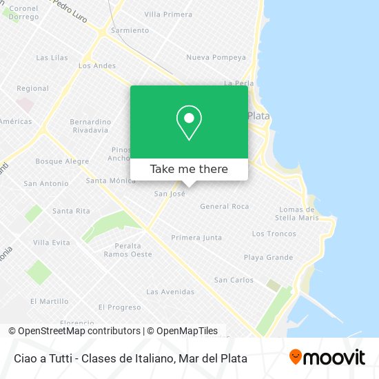 Ciao a Tutti - Clases de Italiano map