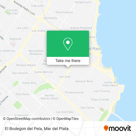 El Bodegon del Pela map