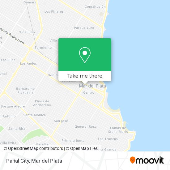 Mapa de Pañal City