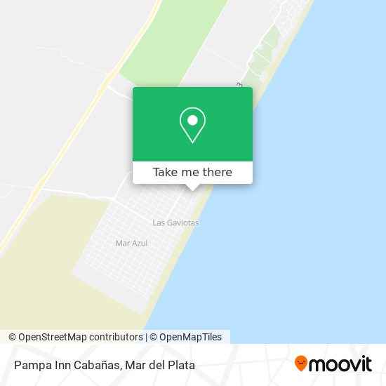 Pampa Inn Cabañas map