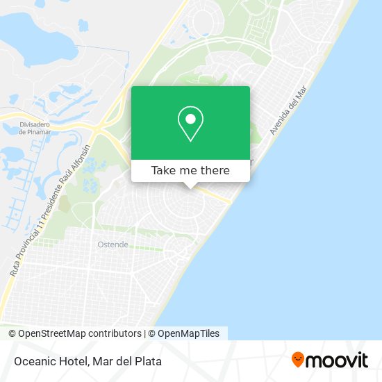 Mapa de Oceanic Hotel