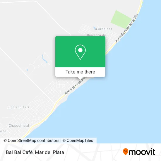 Bai Bai Café map