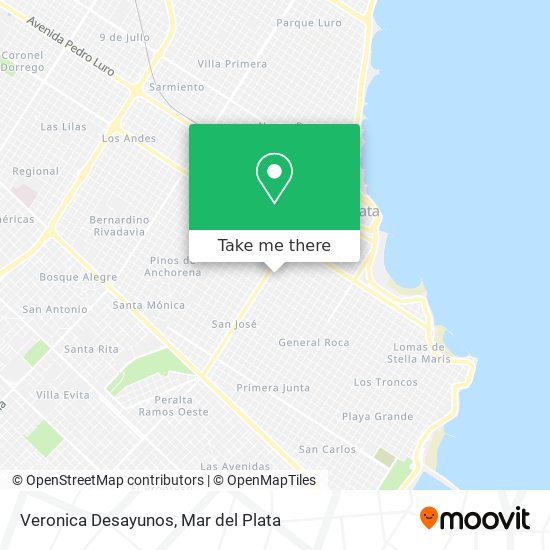 Veronica Desayunos map