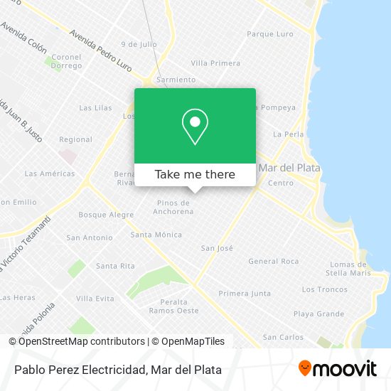 Mapa de Pablo Perez Electricidad