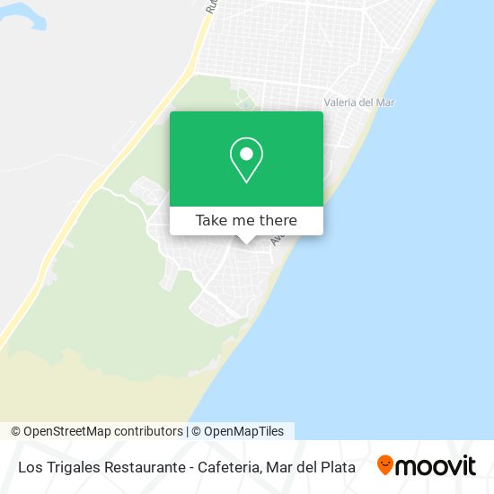 Mapa de Los Trigales Restaurante - Cafeteria