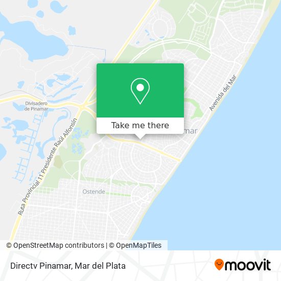 Directv Pinamar map