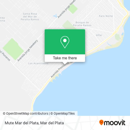 Mapa de Mute Mar del Plata