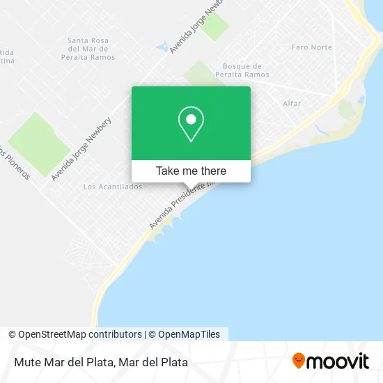 Mute Mar del Plata map