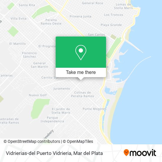 Vidrierias-del Puerto Vidrieria map