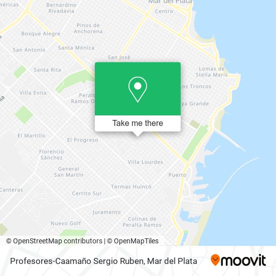 Profesores-Caamaño Sergio Ruben map