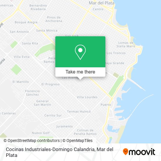 Cocinas Industriales-Domingo Calandria map