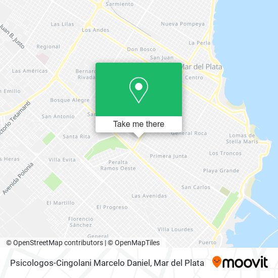 Psicologos-Cingolani Marcelo Daniel map