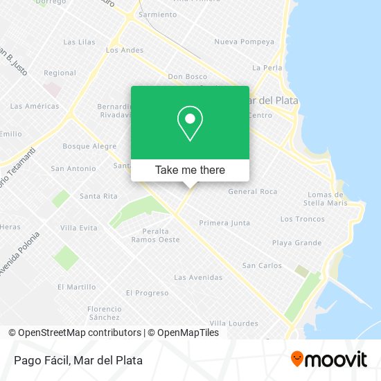 Mapa de Pago Fácil