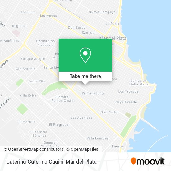 Catering-Catering Cugini map