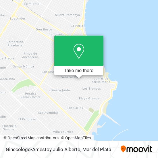 Ginecologo-Amestoy Julio Alberto map