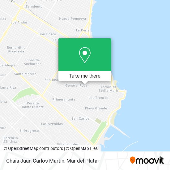 Mapa de Chaia Juan Carlos Martin