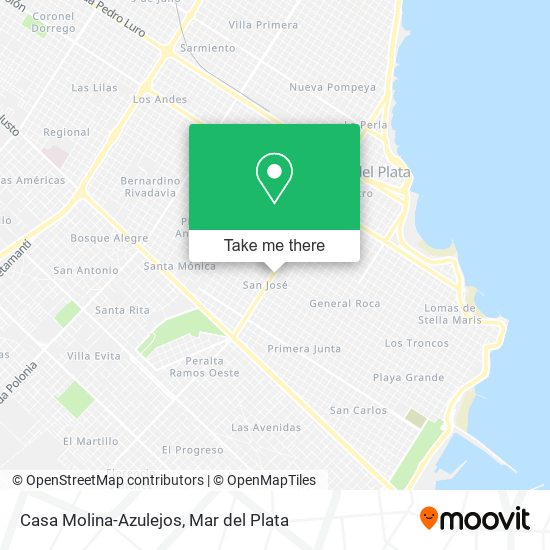 Casa Molina-Azulejos map