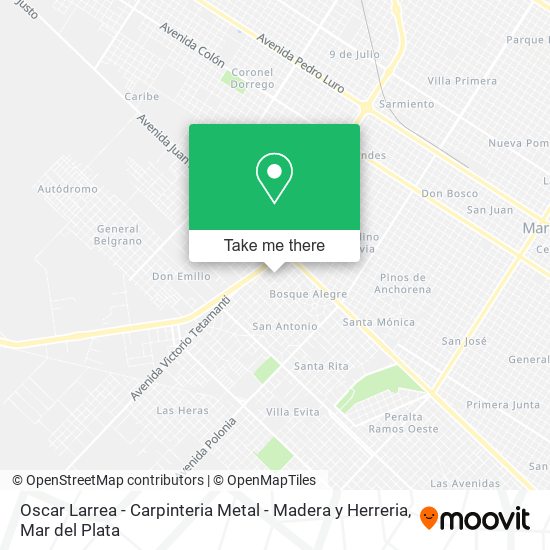 Oscar Larrea - Carpinteria Metal - Madera y Herreria map
