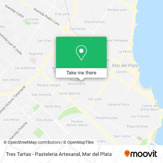 Tres Tartas - Pasteleria Artesanal map